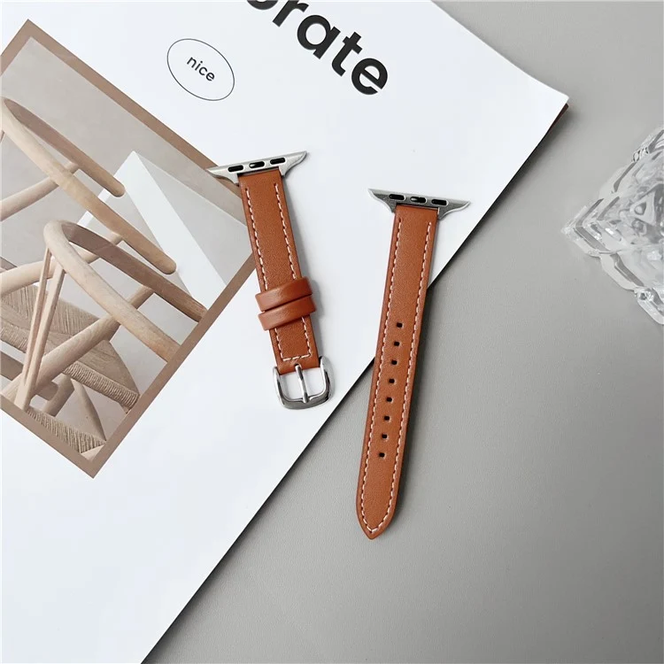 Sehr Gepflegt Apple Smartwatch Echtes Leder Universell Armband