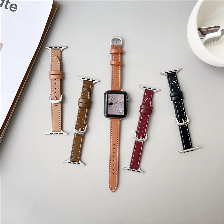 Sehr Gepflegt Apple Smartwatch Echtes Leder Universell Armband