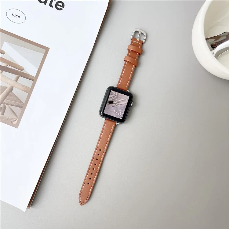 Sehr Gepflegt Apple Smartwatch Echtes Leder Universell Armband