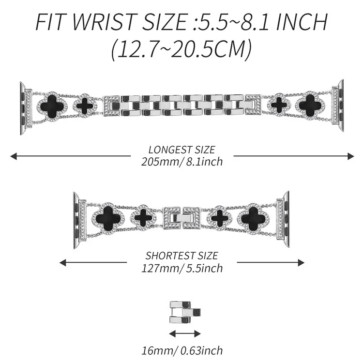 Auffallend Nett Apple Smartwatch Metall Universell Armband