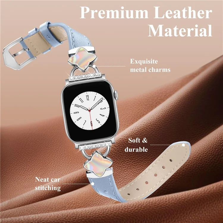 Bequem Apple Smartwatch Echtes Leder Universell Armband