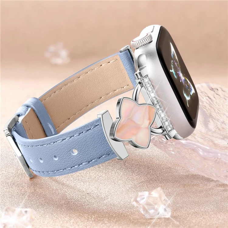 Bequem Apple Smartwatch Echtes Leder Universell Armband