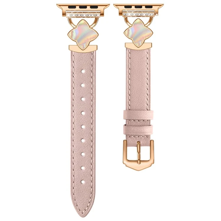 Bequem Apple Smartwatch Echtes Leder Universell Armband