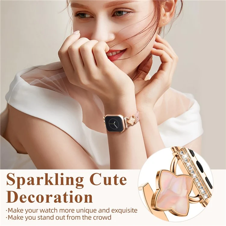 Bequem Apple Smartwatch Echtes Leder Universell Armband