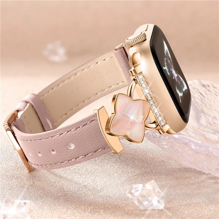 Bequem Apple Smartwatch Echtes Leder Universell Armband