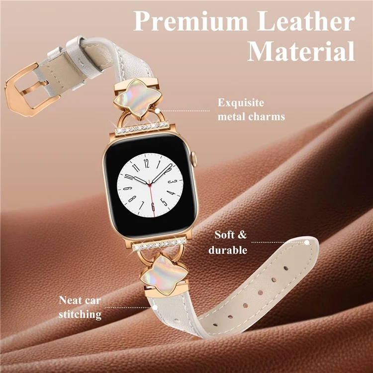 Bequem Apple Smartwatch Echtes Leder Universell Armband