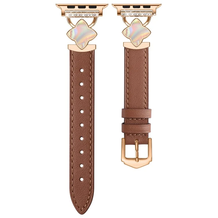Bequem Apple Smartwatch Echtes Leder Universell Armband