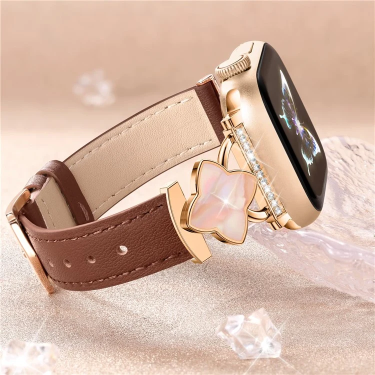 Bequem Apple Smartwatch Echtes Leder Universell Armband