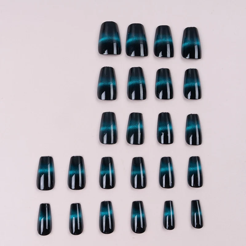 Künstlerische Gradient Press-On Nägel