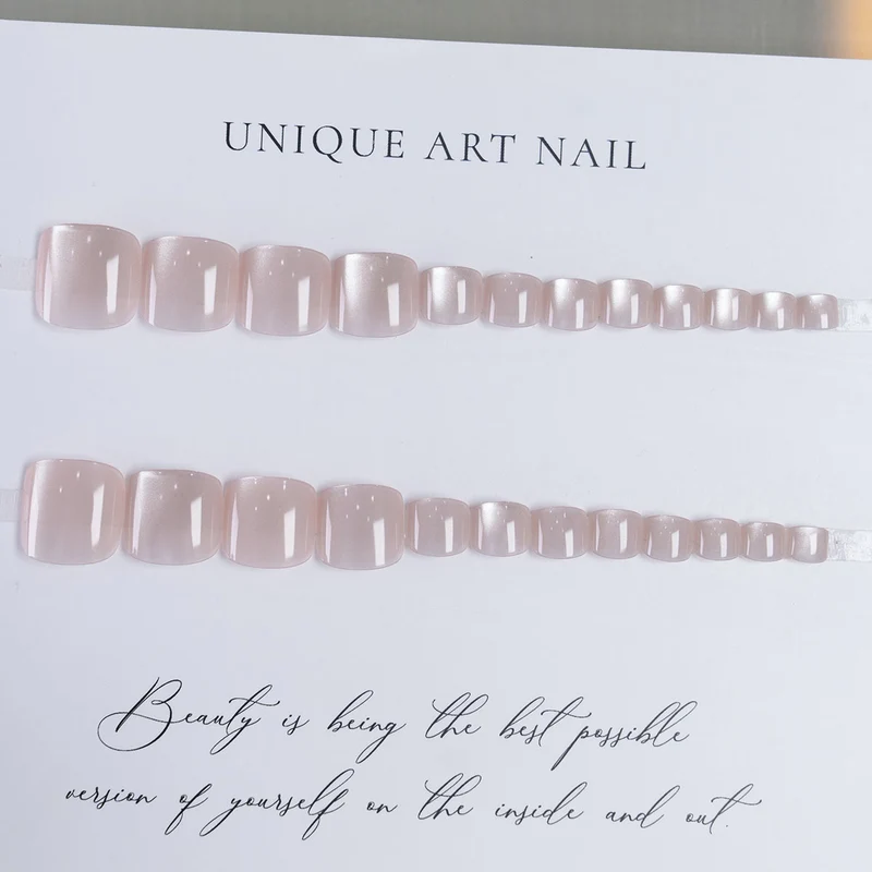 Künstlerische Glänzende Fußnagelkunst