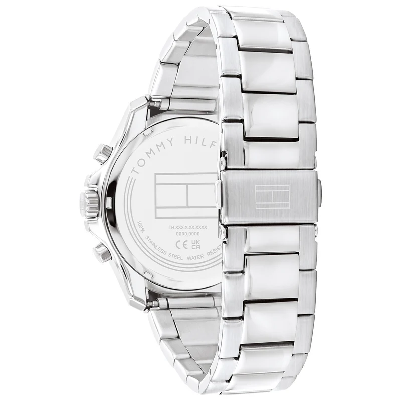 Tommy Hilfiger Jordan 1792094 Herrenuhr Blau • Edelstahlarmband • Multifunktion