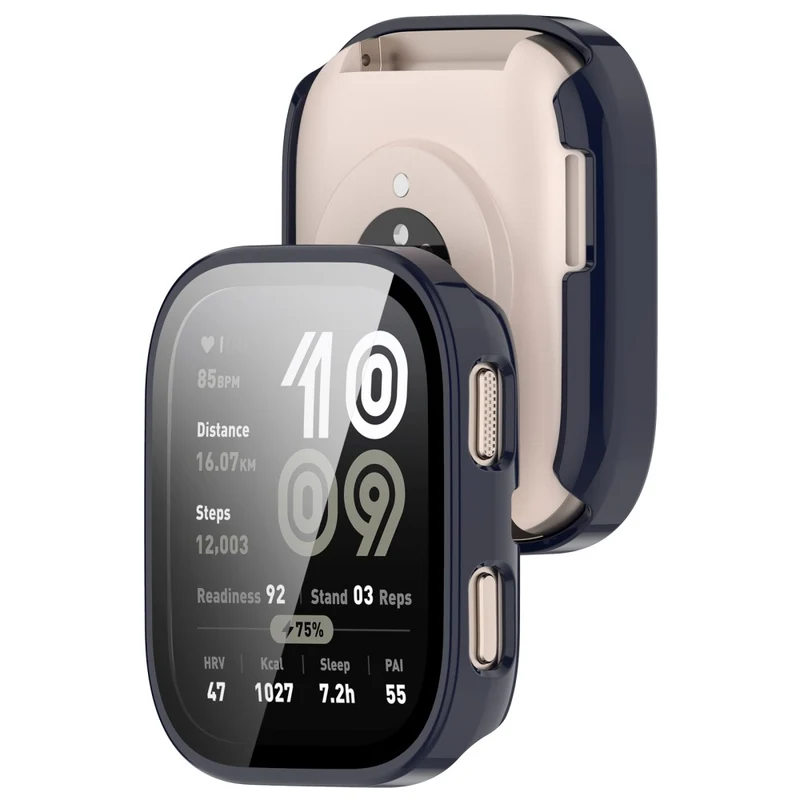 Super Gut Amazfit Bip 6 Glas und Silikon Hülle