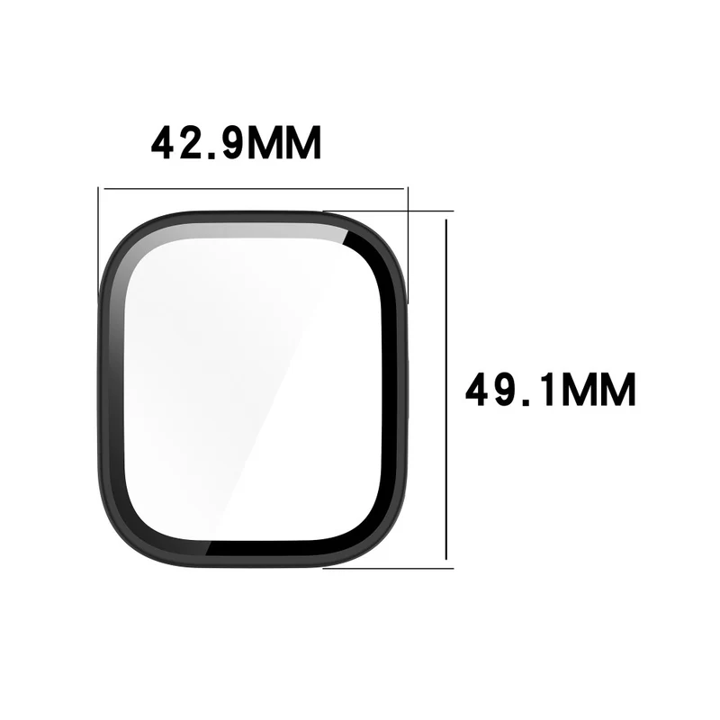 Super Gut Amazfit Bip 6 Glas und Silikon Hülle