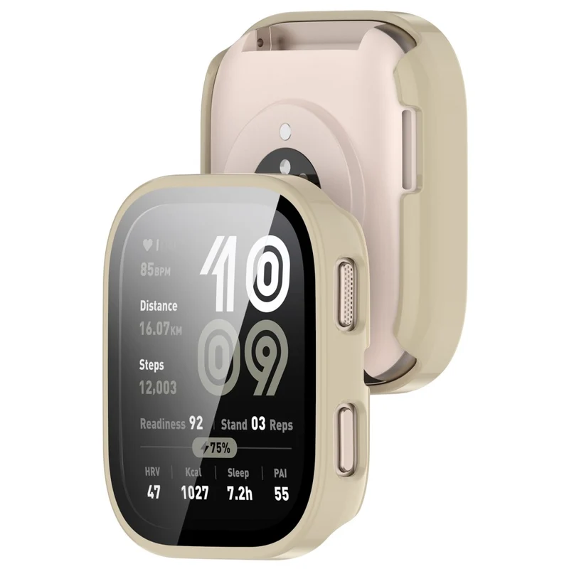 Super Gut Amazfit Bip 6 Glas und Silikon Hülle