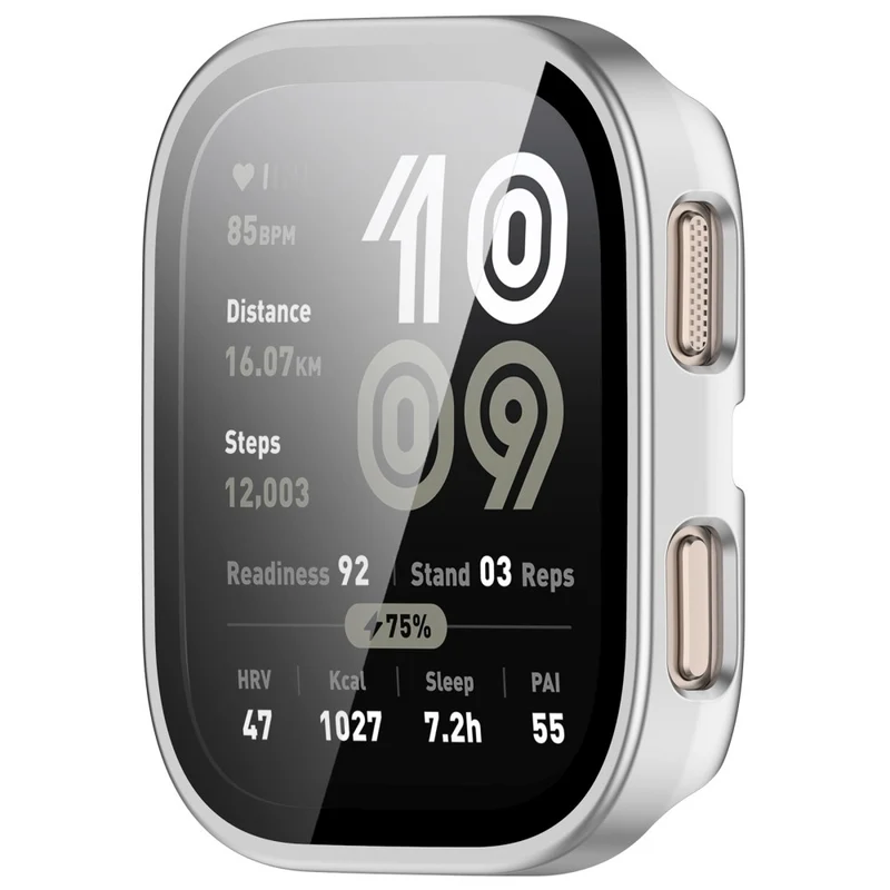 Super Gut Amazfit Bip 6 Glas und Silikon Hülle
