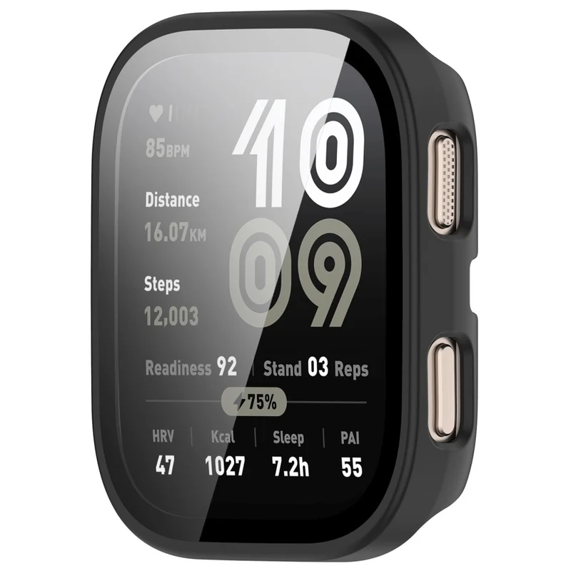 Super Gut Amazfit Bip 6 Glas und Silikon Hülle