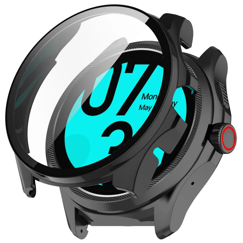 Mega Schön TicWatch Pro 5 Enduro Glas und Silikon Hülle