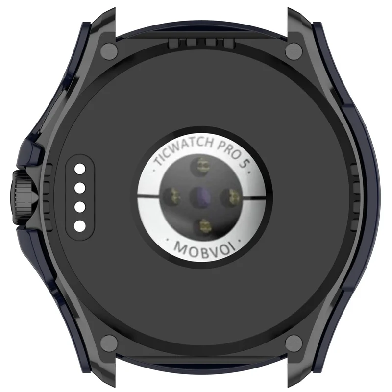 Mega Schön TicWatch Pro 5 Enduro Glas und Silikon Hülle