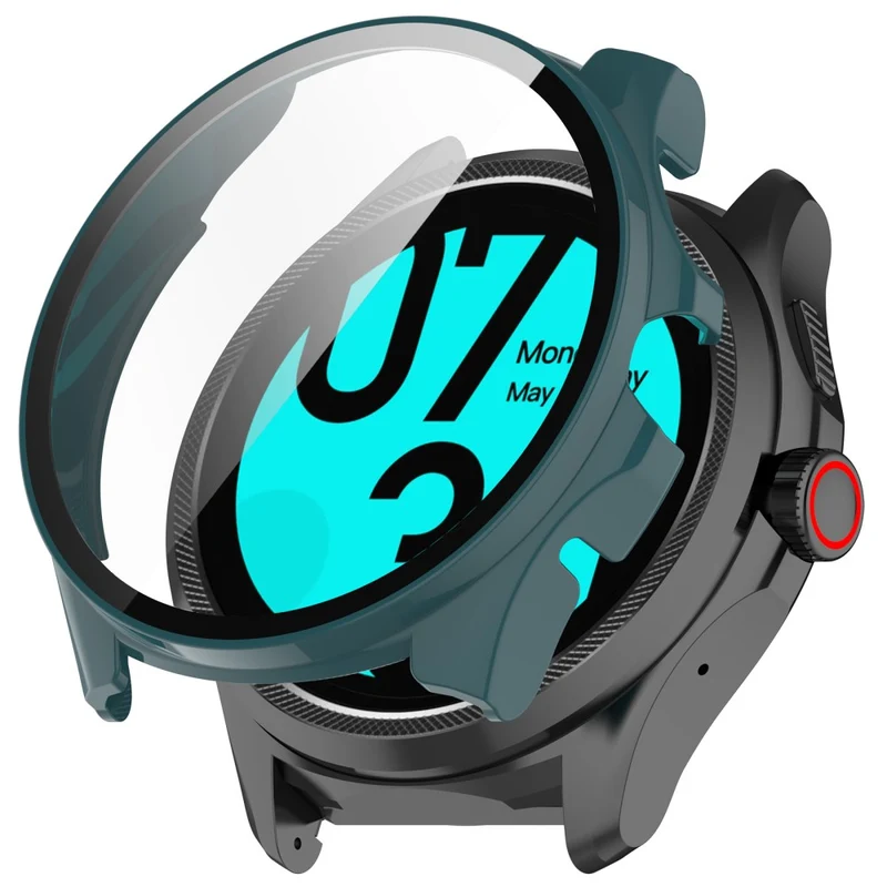 Mega Schön TicWatch Pro 5 Enduro Glas und Silikon Hülle