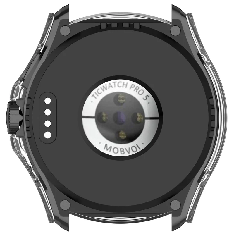 Mega Schön TicWatch Pro 5 Enduro Glas und Silikon Hülle