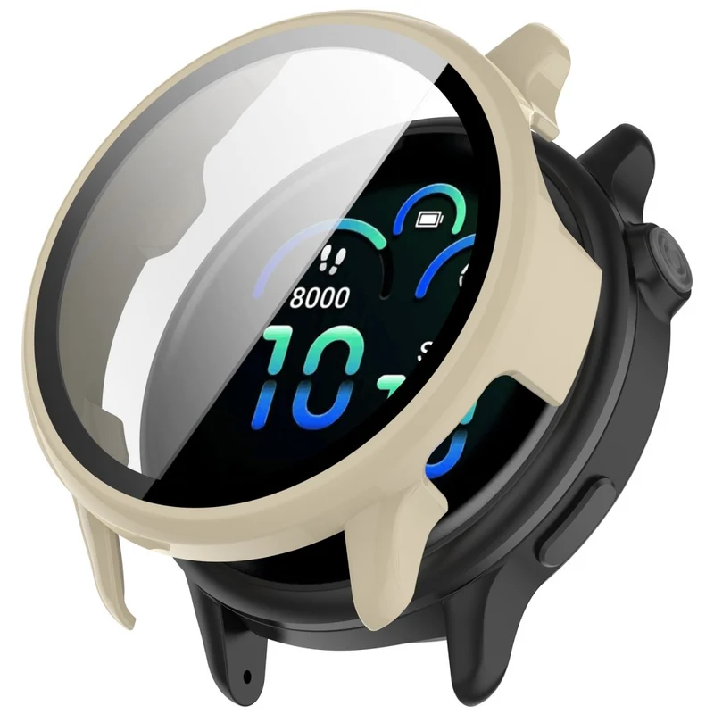 Mega Modisch Garmin Vivoactive 6 Glas und Silikon Hülle