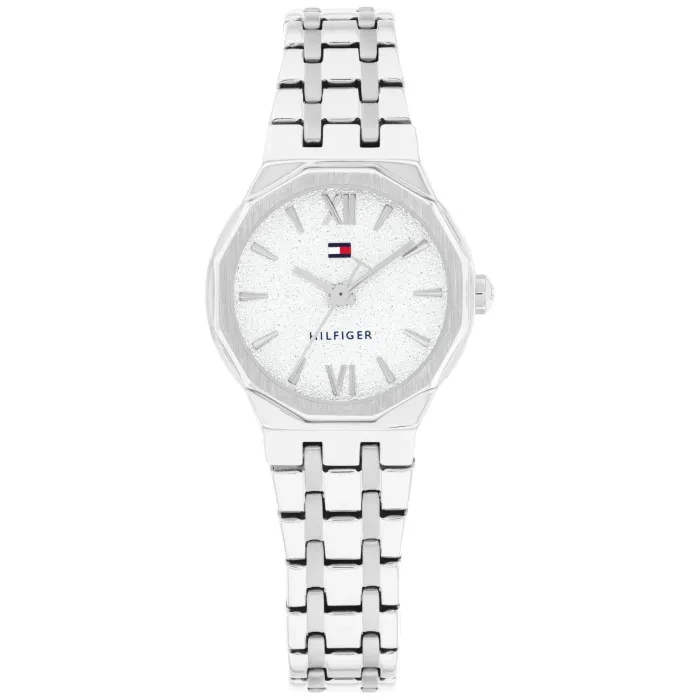 Tommy Hilfiger Mackenzie 1782889 Damen Armbanduhr Silber • Quarzwerk • Mineralglas