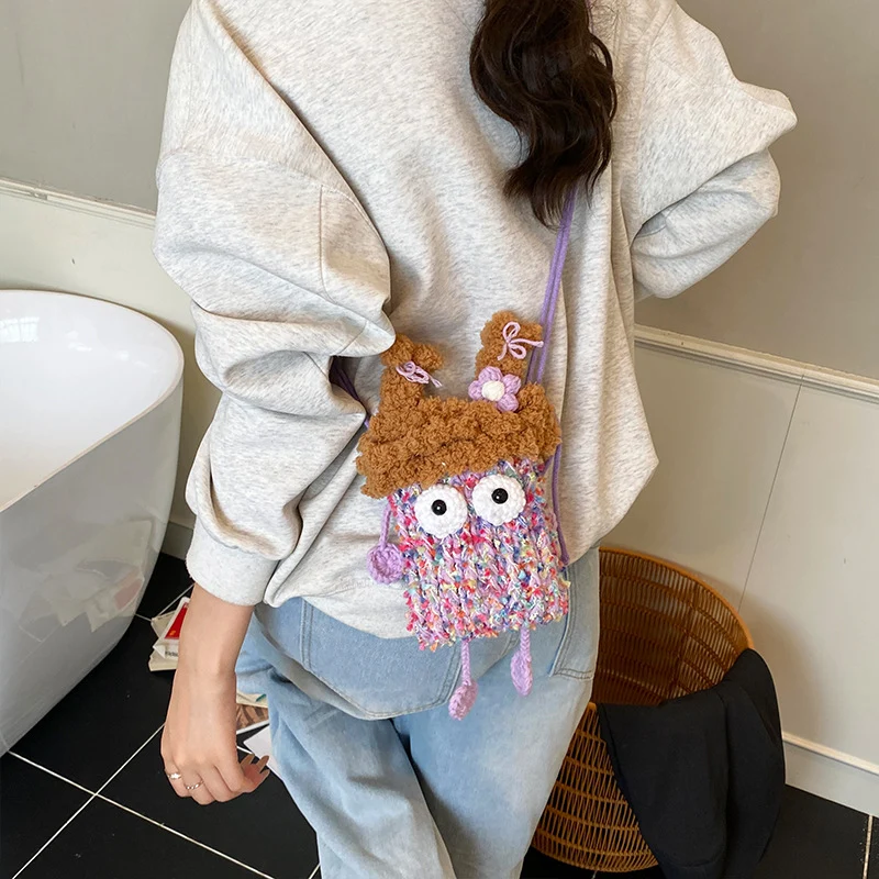 Fun Character Häkel Mini Tasche