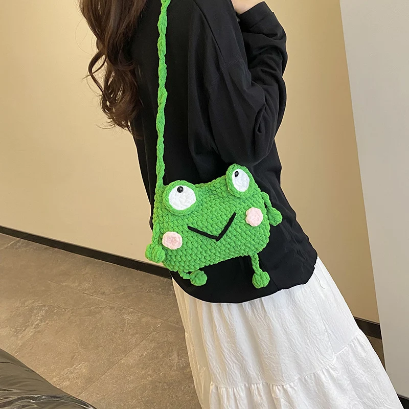 Spaß Charakter Häkelhandtasche