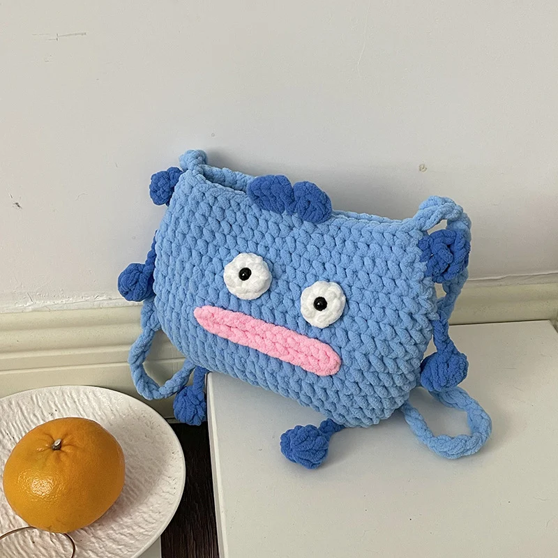 Spaß Charakter Häkelhandtasche