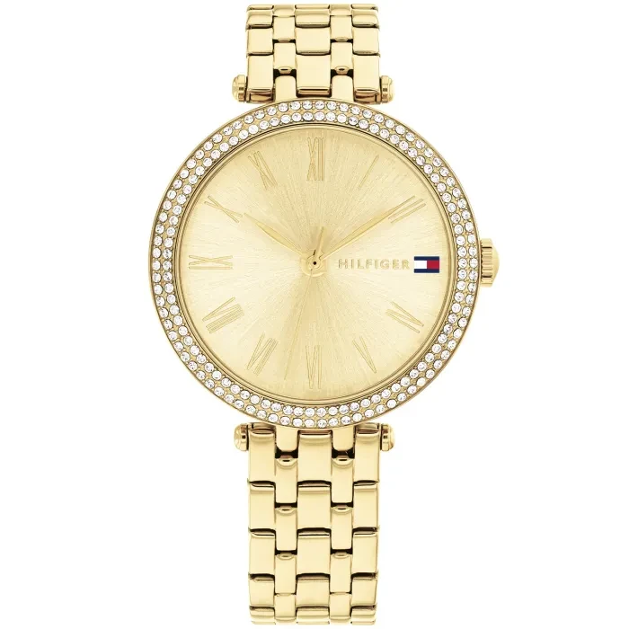 Tommy Hilfiger Natalie 1782718 Damen Armbanduhr Gold • Mineralglas • Quarzwerk