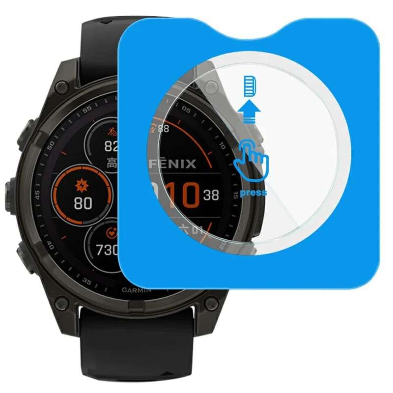 Garmin Fenix 8 Solar 47mm Glas Displayschutz