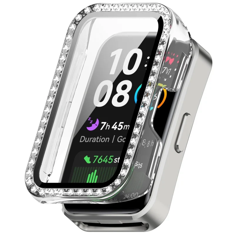 Super Stylisch Huawei Smartwatch Glas und Silikon Hülle