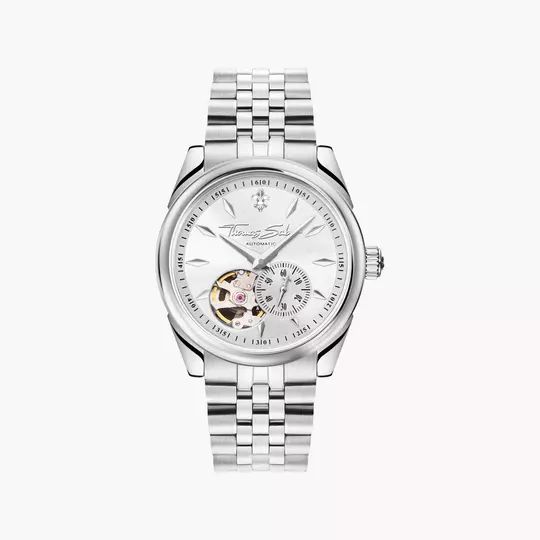 Thomas Sabo WA0416-201-201 Unisex Automatikuhr Silber • Saphirglas • Miyota 8N40 Automatikwerk