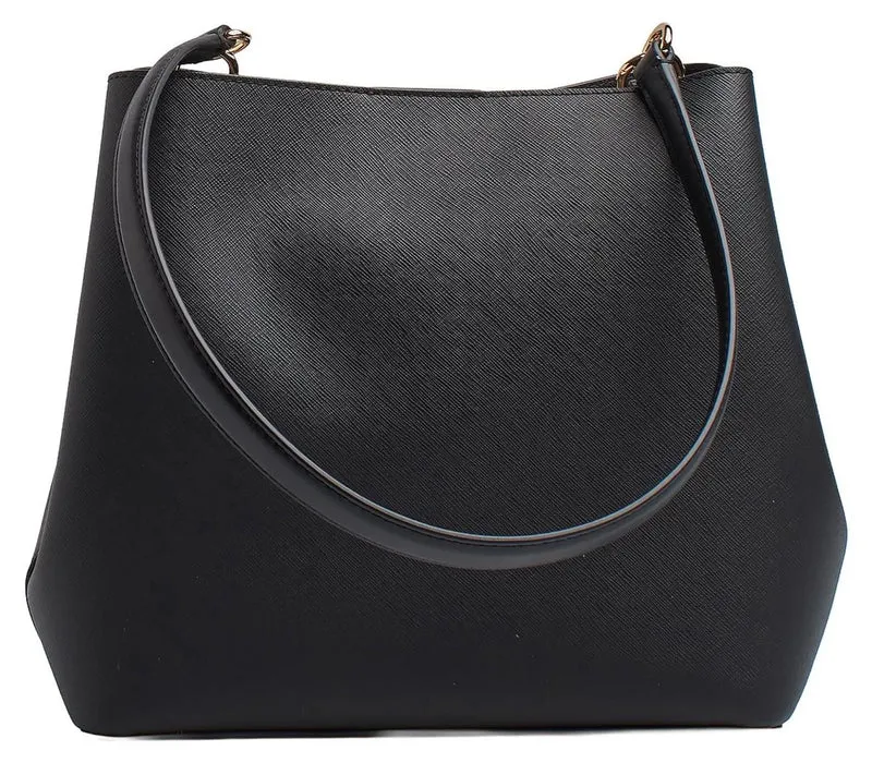 Michael Kors Schultertasche Damen Pratt Medium Schwarz 35S4G3FS2I-BLACK