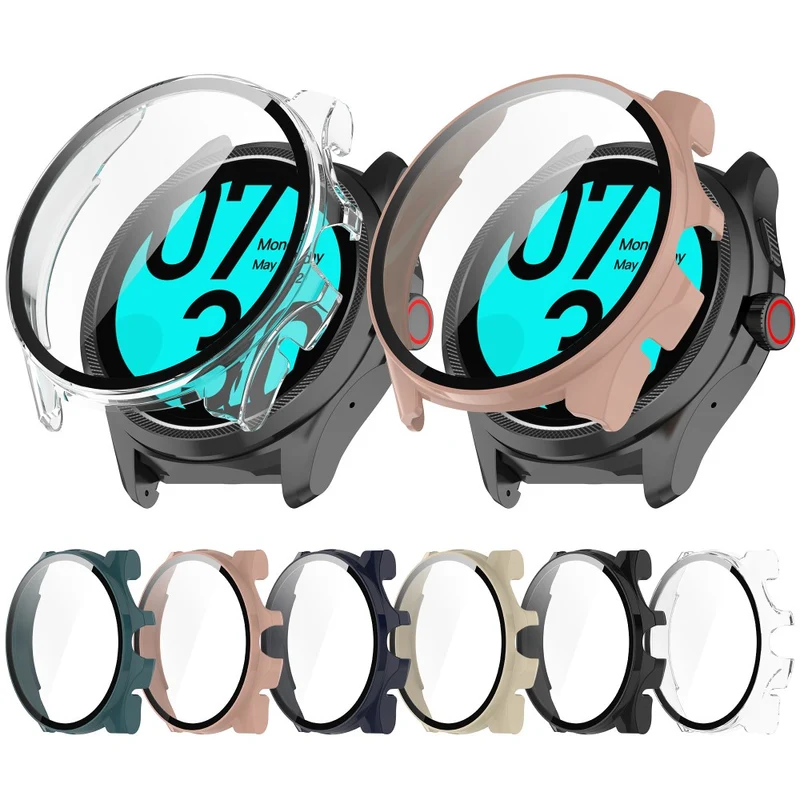 Auffallend Modisch TicWatch Pro 5 Enduro Glas und Silikon Hülle