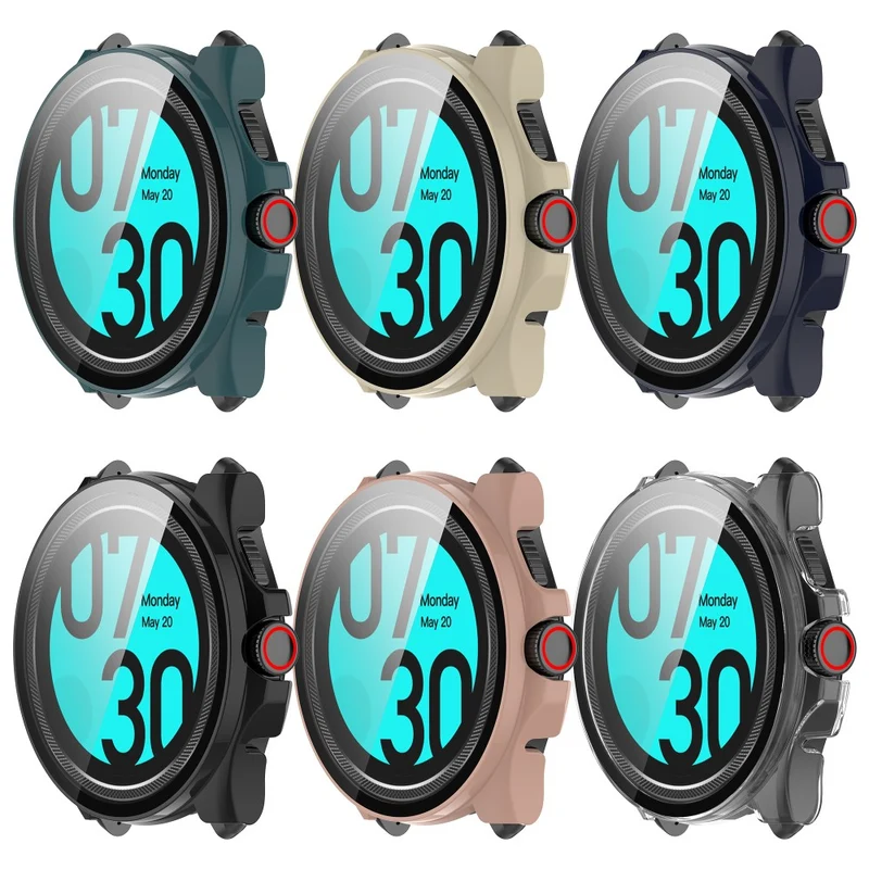 Auffallend Modisch TicWatch Pro 5 Enduro Glas und Silikon Hülle