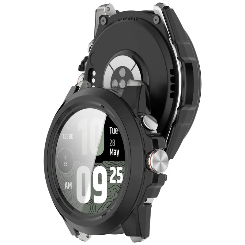 Supersauber TicWatch Atlas Glas und Silikon Hülle