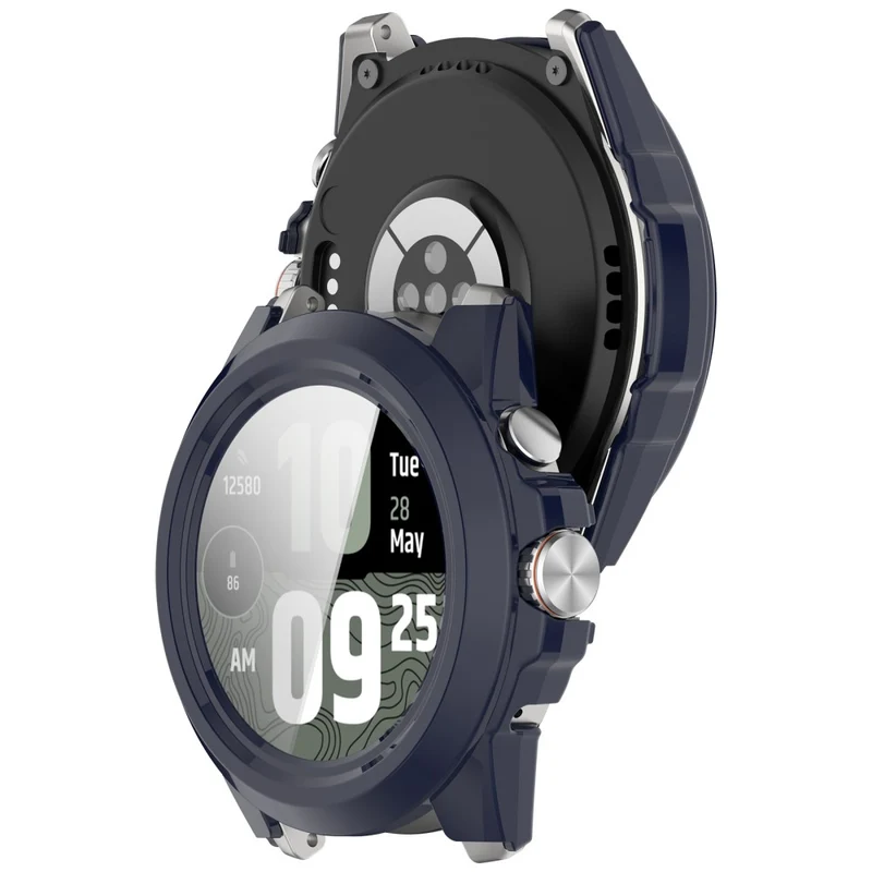 Supersauber TicWatch Atlas Glas und Silikon Hülle