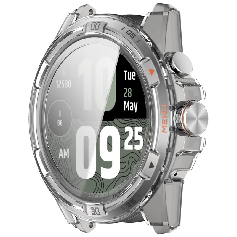Supersauber TicWatch Atlas Glas und Silikon Hülle