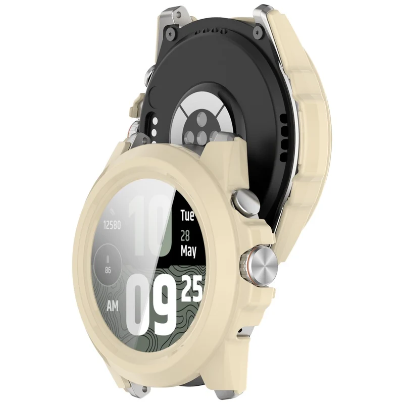 Supersauber TicWatch Atlas Glas und Silikon Hülle