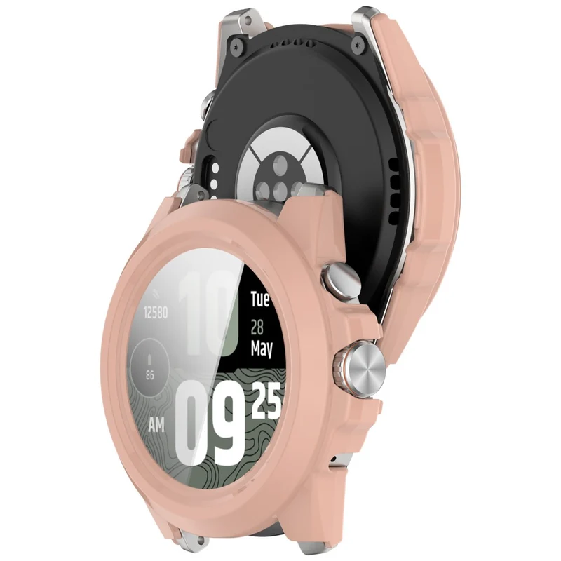 Supersauber TicWatch Atlas Glas und Silikon Hülle