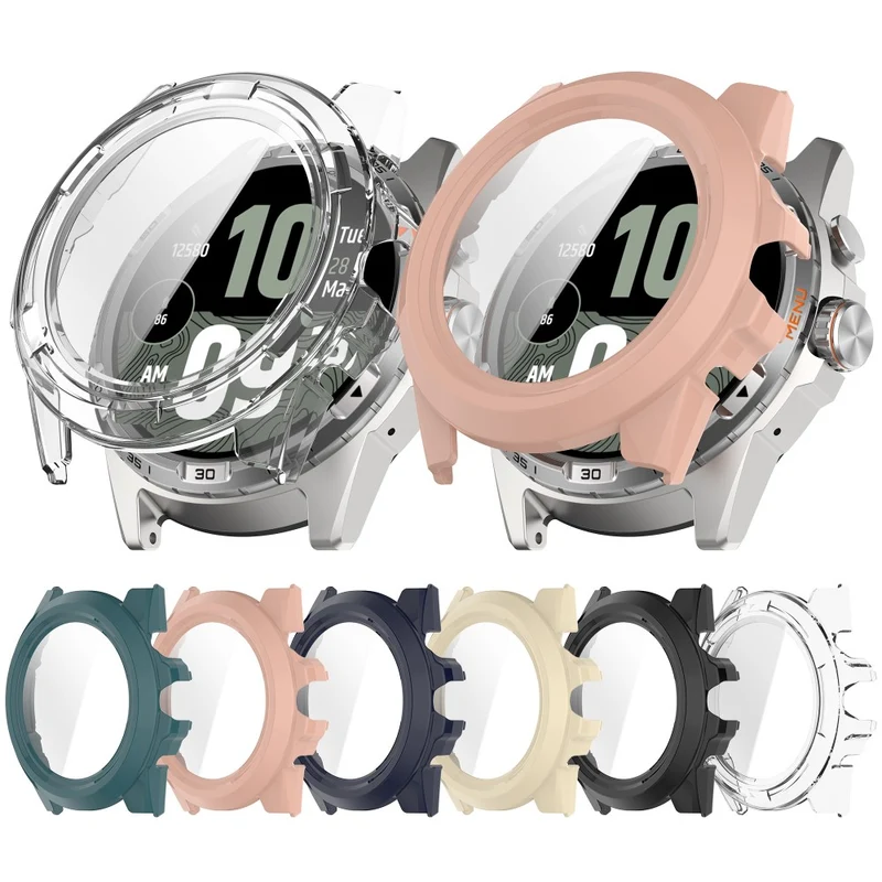 Supersauber TicWatch Atlas Glas und Silikon Hülle