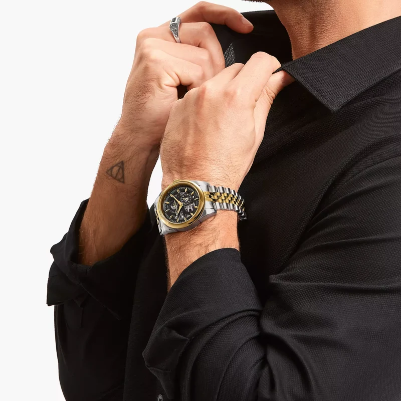 Thomas Sabo WA0410-291-203 Herrenuhr Bicolour • Automatikwerk Miyota 8N40 • Saphirglas