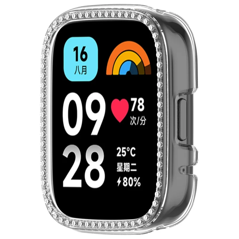 Super Schön Xiaomi Redmi Watch 3 Active / Xiaomi Redmi Watch 3 Lite Strass Hülle