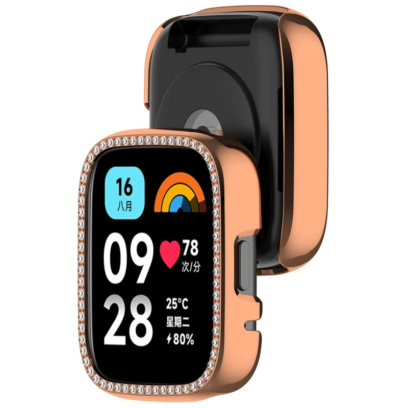 Unglaublich Gut Xiaomi Redmi Watch 3 Active / Xiaomi Redmi Watch 3 Lite Strass Hülle