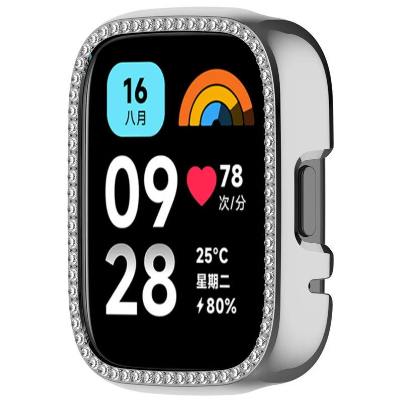 Unglaublich Gut Xiaomi Redmi Watch 3 Active / Xiaomi Redmi Watch 3 Lite Strass Hülle