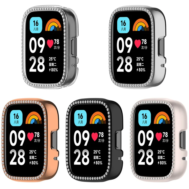 Unglaublich Gut Xiaomi Redmi Watch 3 Active / Xiaomi Redmi Watch 3 Lite Strass Hülle
