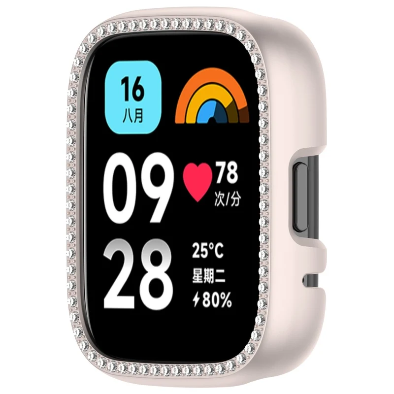 Unglaublich Gut Xiaomi Redmi Watch 3 Active / Xiaomi Redmi Watch 3 Lite Strass Hülle