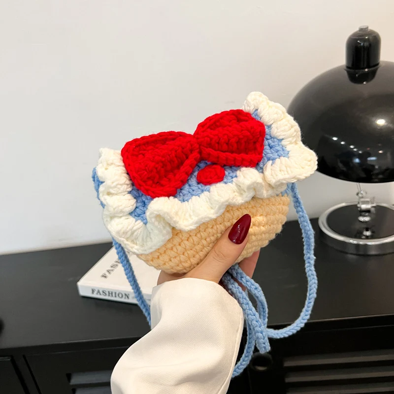 Dekorative Häkel-Desserttasche