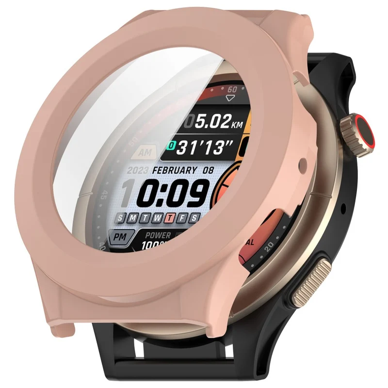 Absolut Schön Amazfit Cheetah Pro / Amazfit Cheetah Round Glas und Silikon Hülle